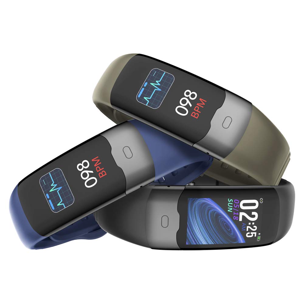 Buy Activity Tracker With ECG Monitor Measure Blood Oxygen Monitor