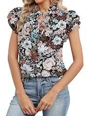 Black Multi-floral Print