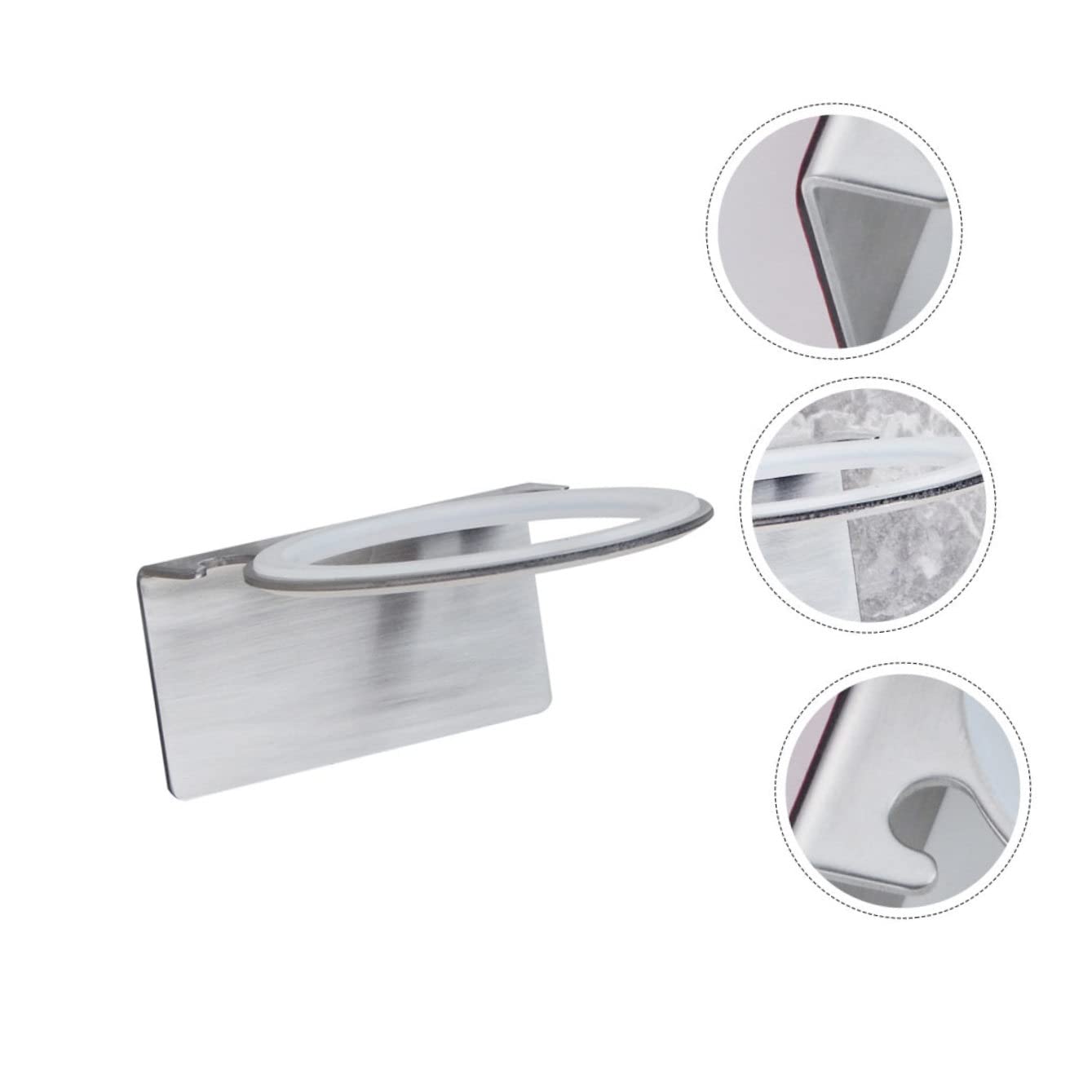 3pezzi Per Asciugacapelli Inossidabile Installazione Organizer Per Asciugacapelli Camera e Parrucchiera Design e Resistente