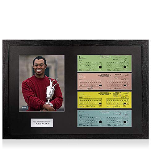 Tiger Woods 2000 St Andrews Open Scorecards In Champion Golfer ...