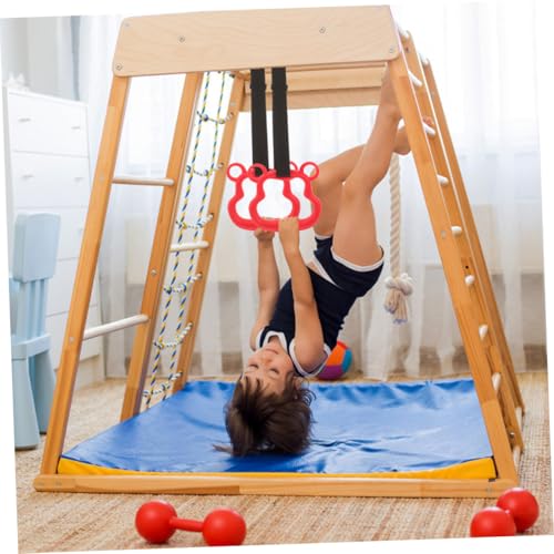 1 par anillas ajustables para gimnasia para ejercicios miniatura 5