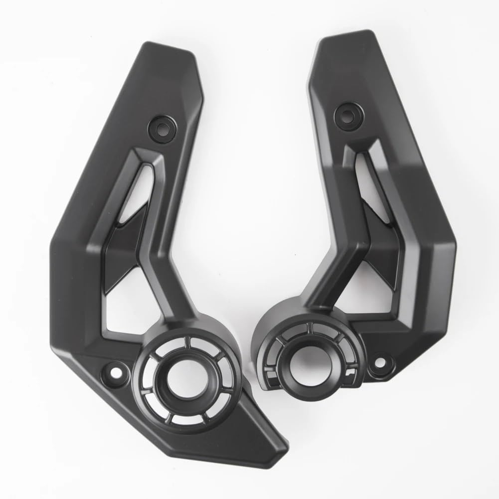 Rahmen Seite Abdeckung Gugel Panel Blenden Verkleidung Schutz Protector passend für Ka&wa&sa&ki Ninja 650 Z-650 NINJA650 Z650 2017-2024 Motorrad zubehör (Schwarz matt)