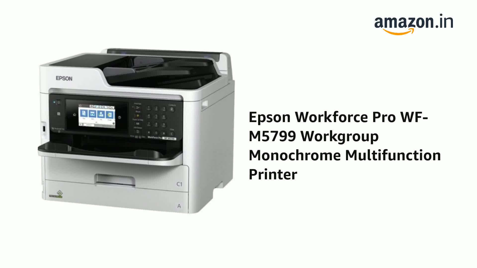 Amazon.in: Buy Epson Workforce Pro WF-M5799 Workgroup Monochrome