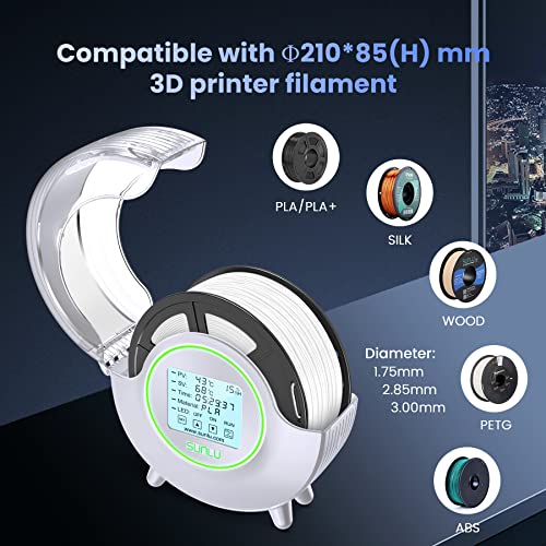 Image of SUNLU Official Filament Dryer S2, for PLA PETG ABS Filament, White