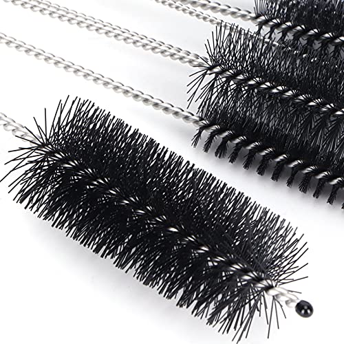 Conjunto de escova de limpeza de palha, 10 peças de escova de limpeza longa para canudos no copo, ga