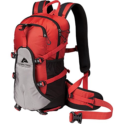 Ozark Trail 19L Kalispell Backpack-9OZT19BG (Red/Black)