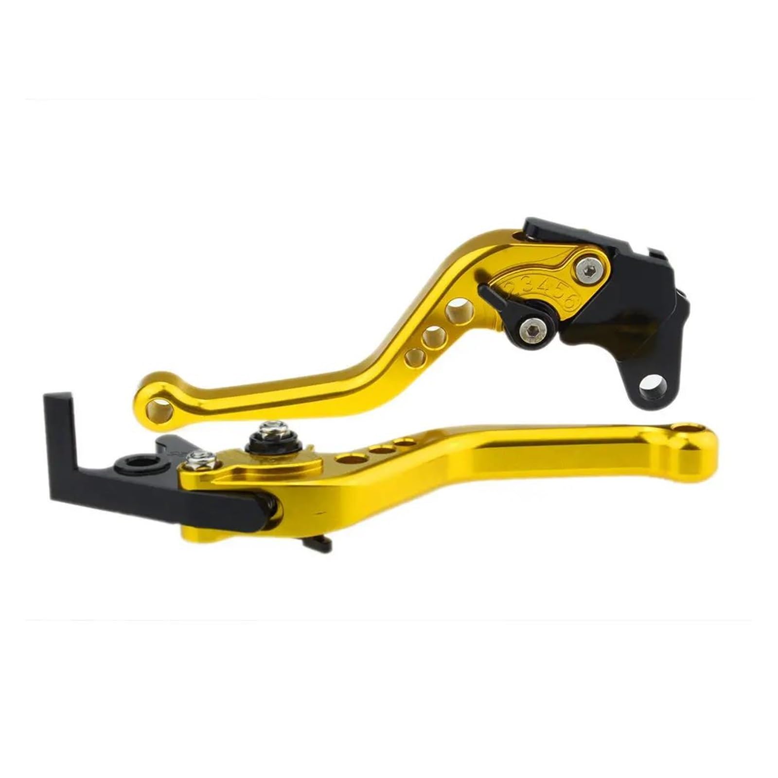 SHUZHAO for Magna V30 VF500 1984-1985 Adjustable 3D Brake Clutch Lever(147mm Gold)