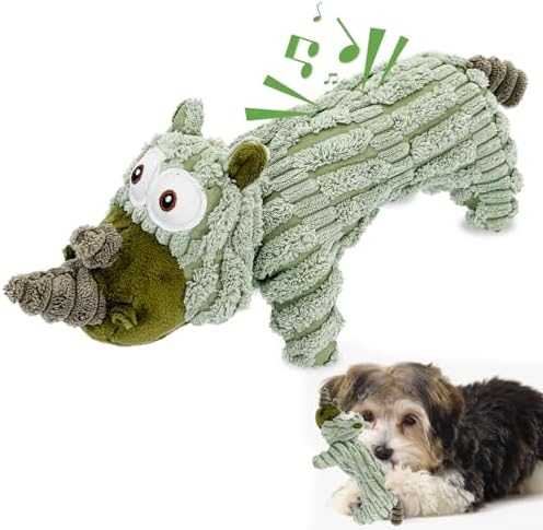 12-Pack Dog Chew Toys – Squeaky Plush & Rope Toys For Small & Medium Dogs, Non-Toxic Puppy Teething Toys