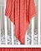 Ruffle Baby Blanket for Baby Girl 43" Many Colors Available - Great Swaddling, Crib, and Receiving Blanket - Great for Baby Baptism, Christening, and Baby Blessing (Coral)