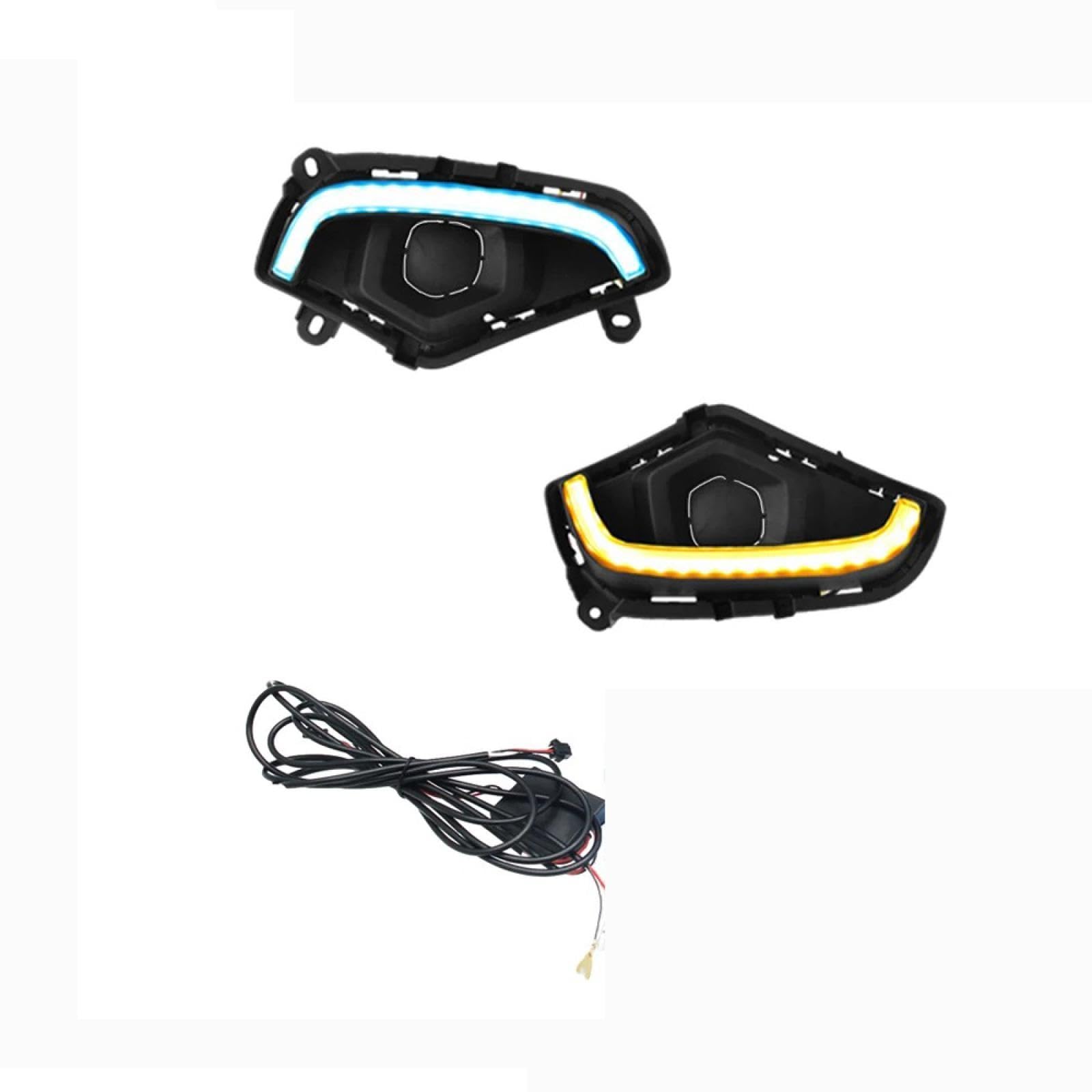 Mistlampen Dla 2023 Lampa przeciwmgielna Światła do jazdy dziennej Światła do jazdy dziennej samochodu Dynamiczna lampa do jazdy dziennej LED