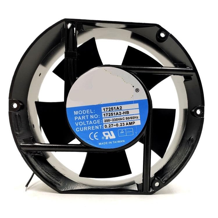 17251A2-HB 230V AC 0.27A 172x150x51mm Axial Fan for Server Cabinets & Industrial