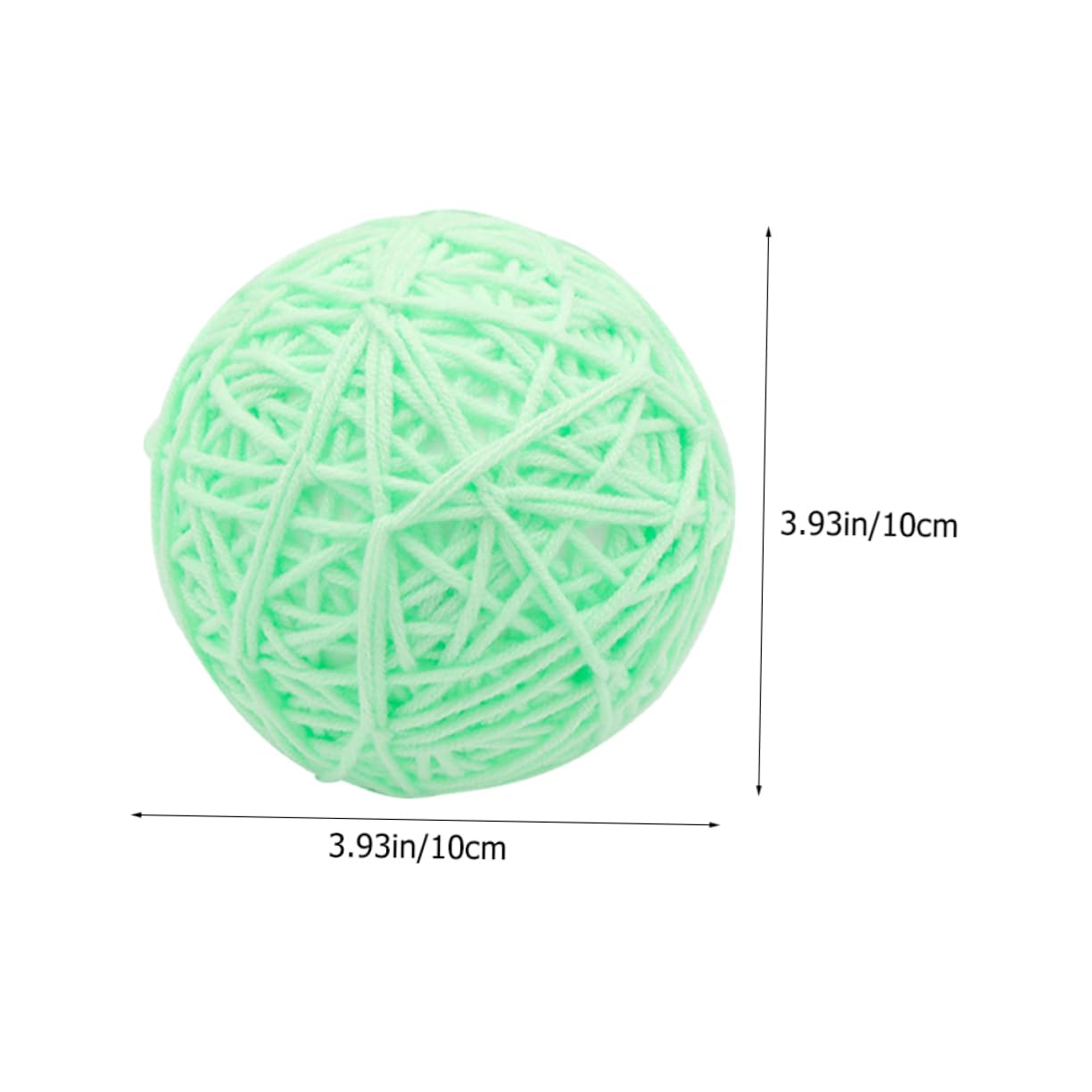 Toddmomy Interactive Cat Ball Durable Pet Scratching Ball for Kittens Fun Engaging String with Noisemaker Bright for Indoor Play Enhance Cat Exercise Bonding