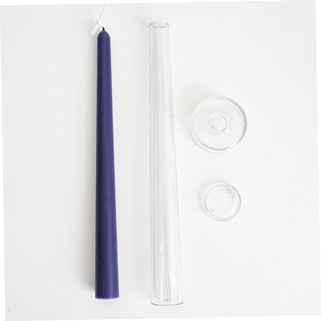 NUOBESTY 10stücke Tapered Rod Kerzenform Für Kerzenherstellung Langlebige Plastikform Für Handwerksprojekte Für Hochzeits Und Festdekorationen