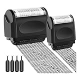 Speesy 2-Teiliges Rollstempel-Set zum Schutz Vor Identitätsdiebstahl...