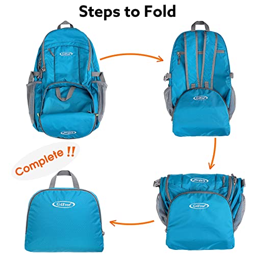 Image of G4Free 40L Lightweight Packable Hiking Backpack, Waterproof Travel Daypack