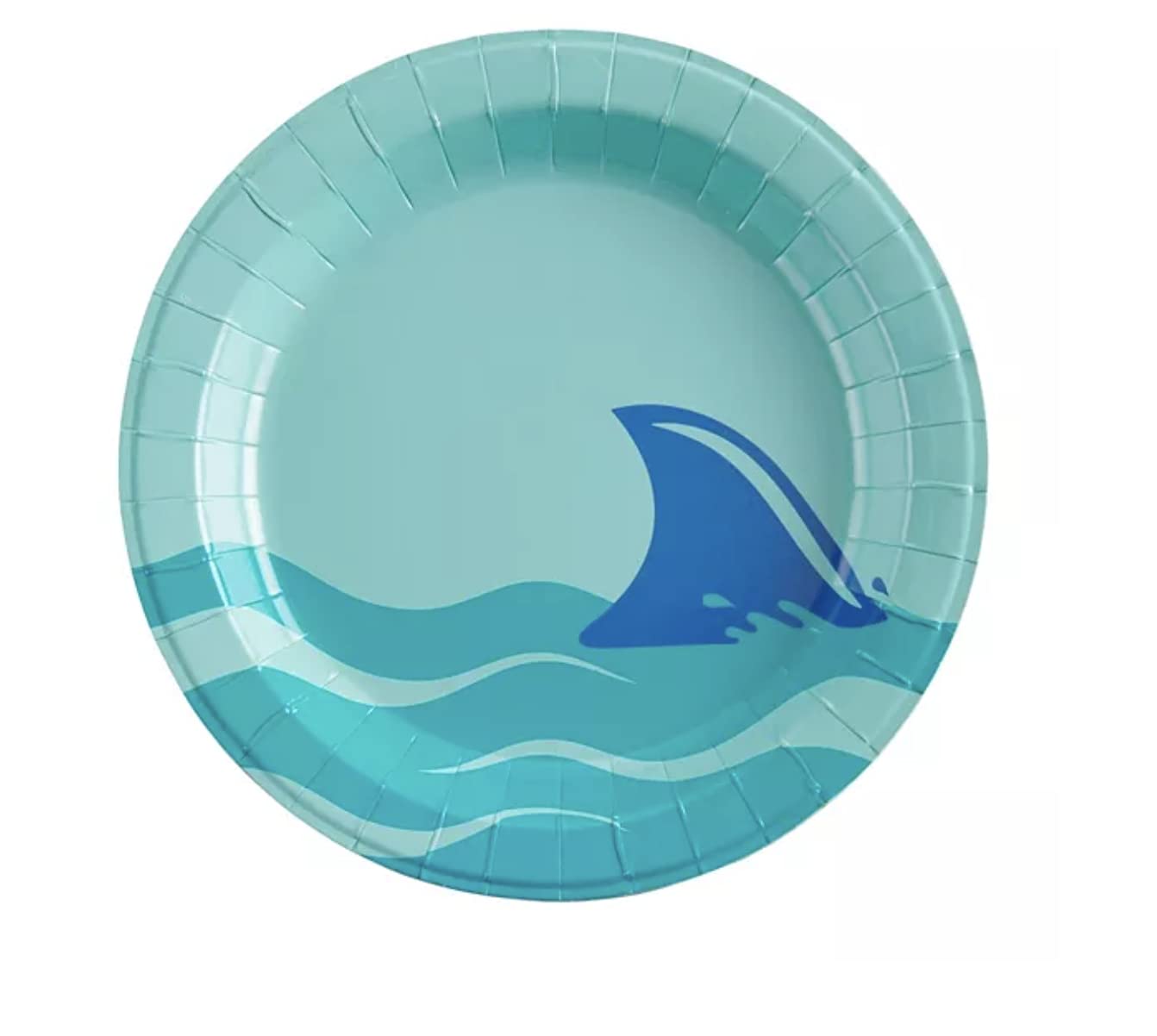 Bella BugBella Bug 8 Pack Shark Themed Paper Party Plates