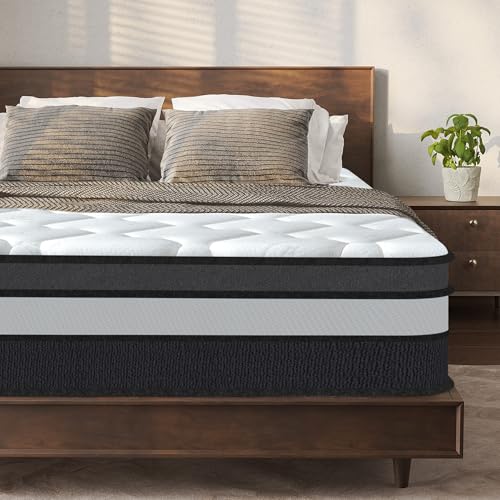 Taschenfederkernmatratze 140x200 cm, 7-Zonen Komfort Matratze...