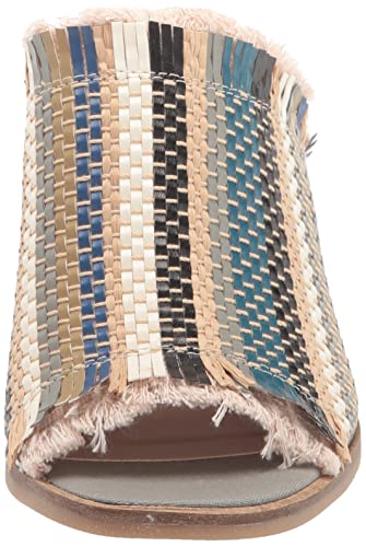 Lucky Brand Women's Leyshia Open Toe High Heel Slide Heeled Sandal, Reef Multi, 10 #TOP1