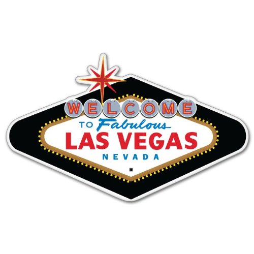 Las Vegas Nevada Vinyl Car Bumper Window Sticker 3