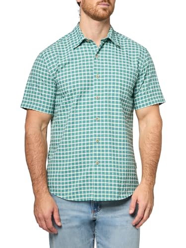 Eddie Bauer Men's Pack It Seersucker Short-Sleeve Shirt