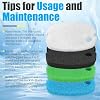 AQUANEAT Replacement Canister Filter Pads Compatible with SUNSUN HW-302 Aquarium Filter Media Sponge Floss 16pcs