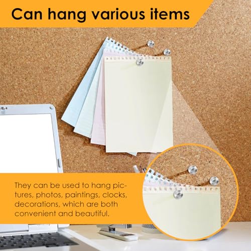Image of Double Headed Picture Hanging Nails, 60 Pack Small Head Hanging Nails, Picture Photo Hanging Hook Pins Decorative Nail Hook Hangers for Home Office School (Silver)