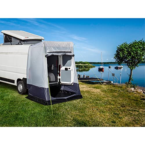 Reimo Tent Technology Tente arrière DUCATISSIMO Premium compatible avec Ducato et similaires, avec sol, gris