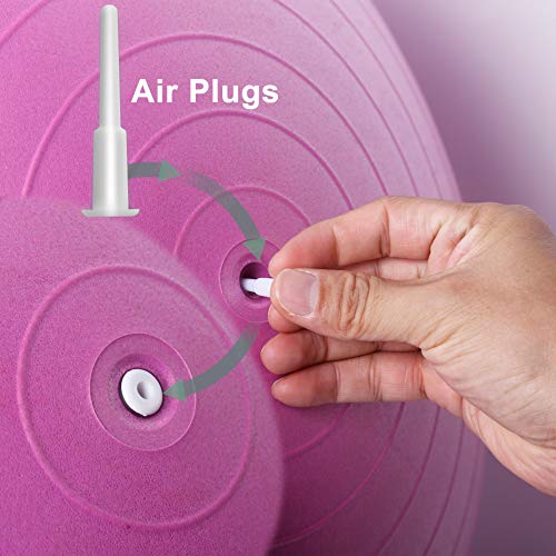 image for SKOLOO Exercise Ball Plug Replacement kit, Yoga Ball Fitness Exercise 