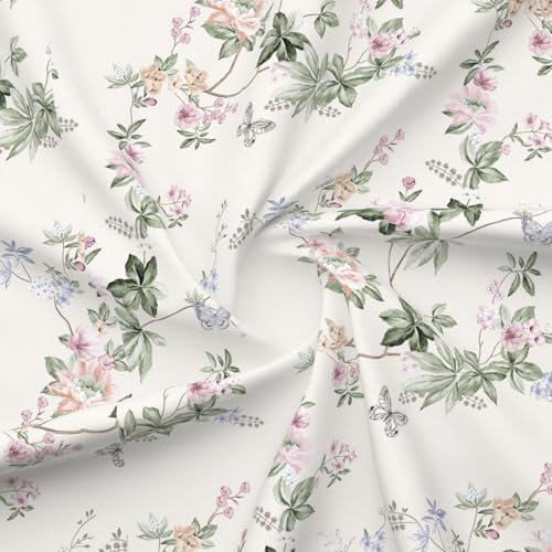Image of MORADO Glace Cotton AC Comforter /Blanket /Quilt for Double Bed | Ultra Soft & Lightweight | All Season Reversible Comforter | Cozy Bedding for Home & Hotel | Size 90x100 Inches,Moon & Flower,Double