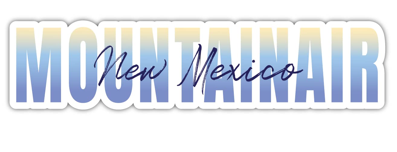 Mountainair New Mexico Souvenir 2-Inch Magnet Script Design 2 Inch|Magnet