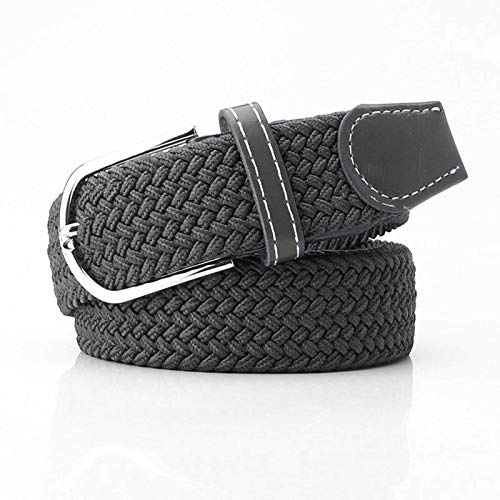 Buy Veteran Stretchable braided cotton belt for women ladies belt Gery