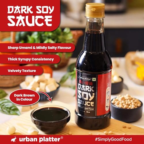 Image of Urban Platter Dark Soy Sauce, 500ml (Traditionally Brewed from SOYA Beans | Asian Umami Seasoning for Stir-Frying | Clean-Label)