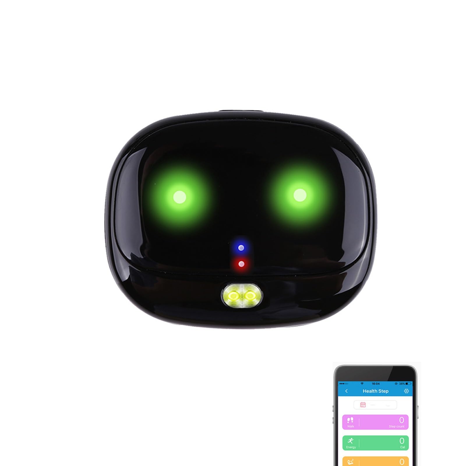 Collar inalámbrico para perro con seguimiento en tiempo real, alarma de batería baja, múltiples métodos de seguimiento para la seguridad de las mascotas, diseño recargable