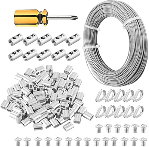 Câble En Acier Inoxydable 304 - Diamètre 0,8 Mm, Longueur 100 M - Structure 7x7, Souple Et Résistant