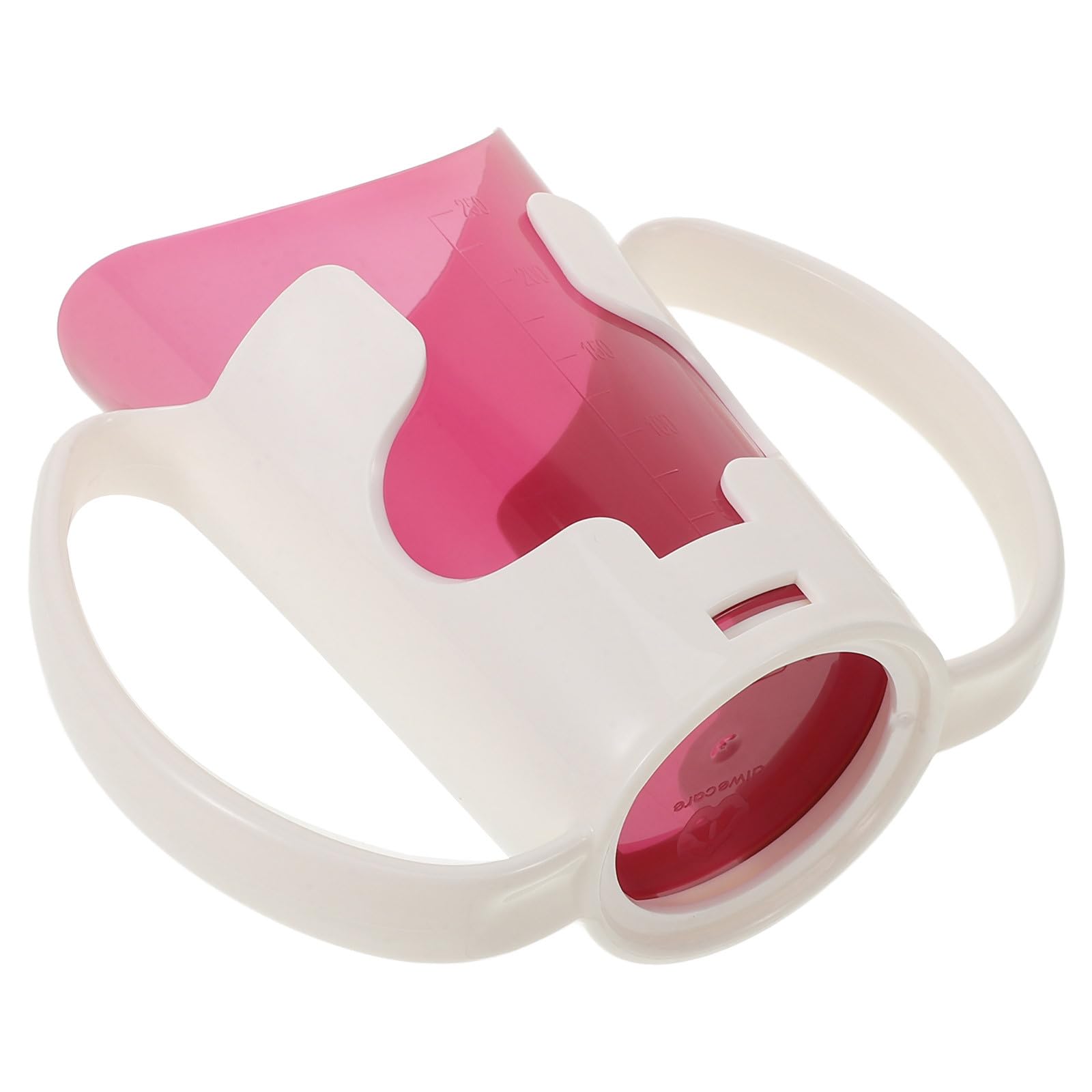 Alasum Vaso para Beber Doble Asa y Sistema Antiasfixia, Taza para Alimentación de Ancianos en Cama, Adecuado para Uso en Centros de Salud y Hogares