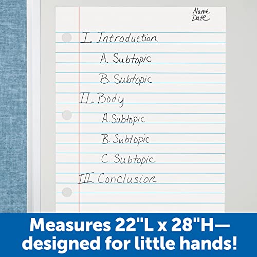 image for Learning Resources Giant Sized Magnetic Notebook Paper, Durable Write 
