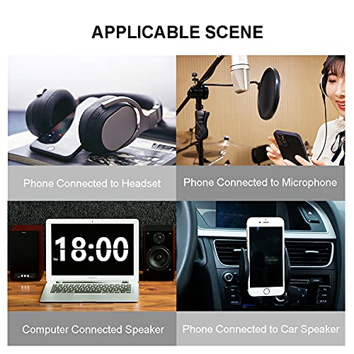 Cavo audio maschio a maschio 0,5 m, cavo AUX 4