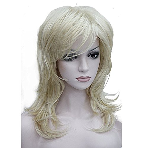 Lydell Long Soft Shaggy Layered Classic Cap Full Synthetic Wigs (613 Blonde)