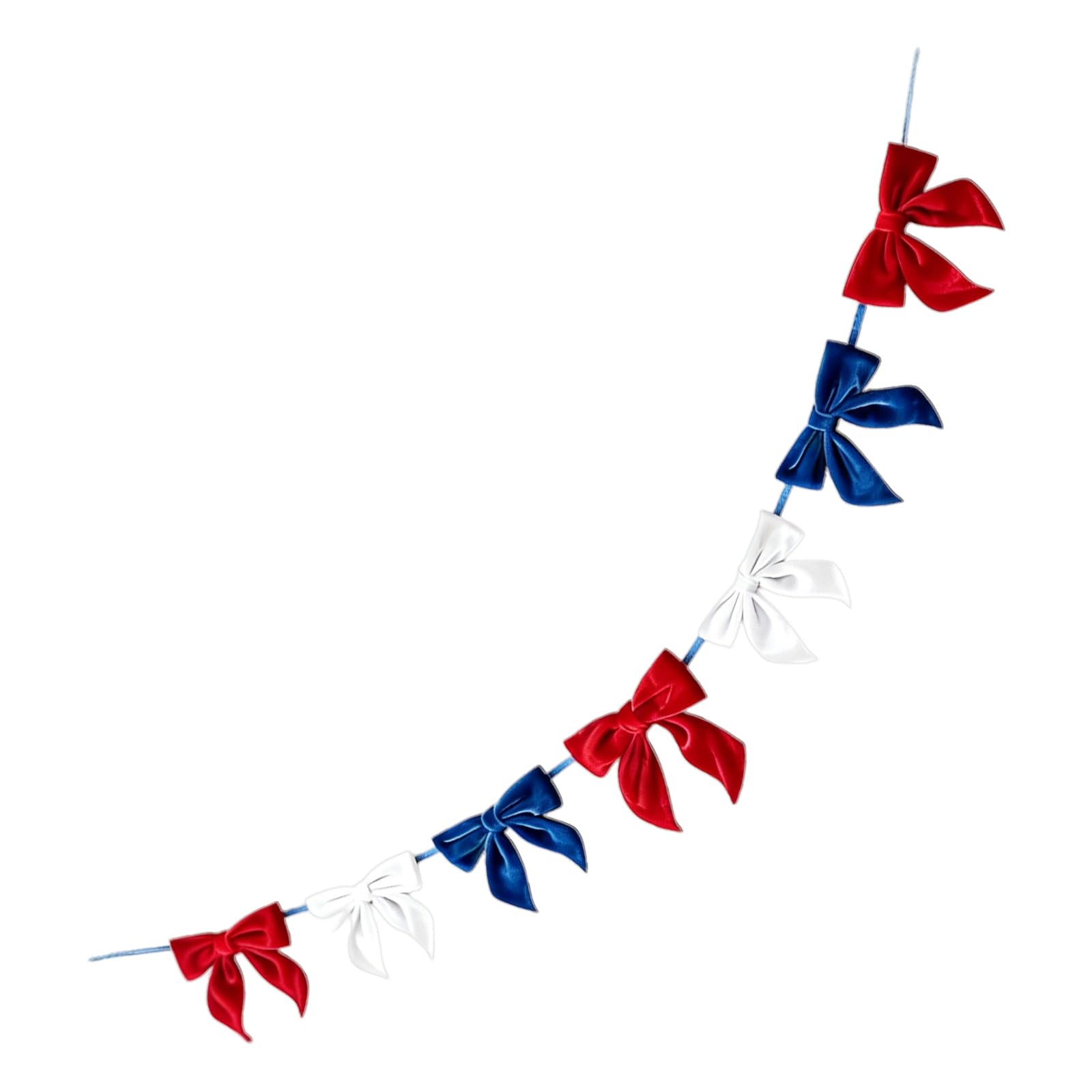 Buxuaaaa Joyful Bow Decoration Ideal for July 4Th Gatherings and Special Festive Ribbon Wreath