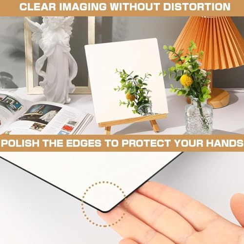 Image of Acrylic Mirror Stickers for Wall (8x8 Inch) | Self Adhesive Flexible Unbreakable Mirror Tiles | Full Length Wall Mirror Panels for Bedroom, Living Room, Bathroom, Gym, Home Decor