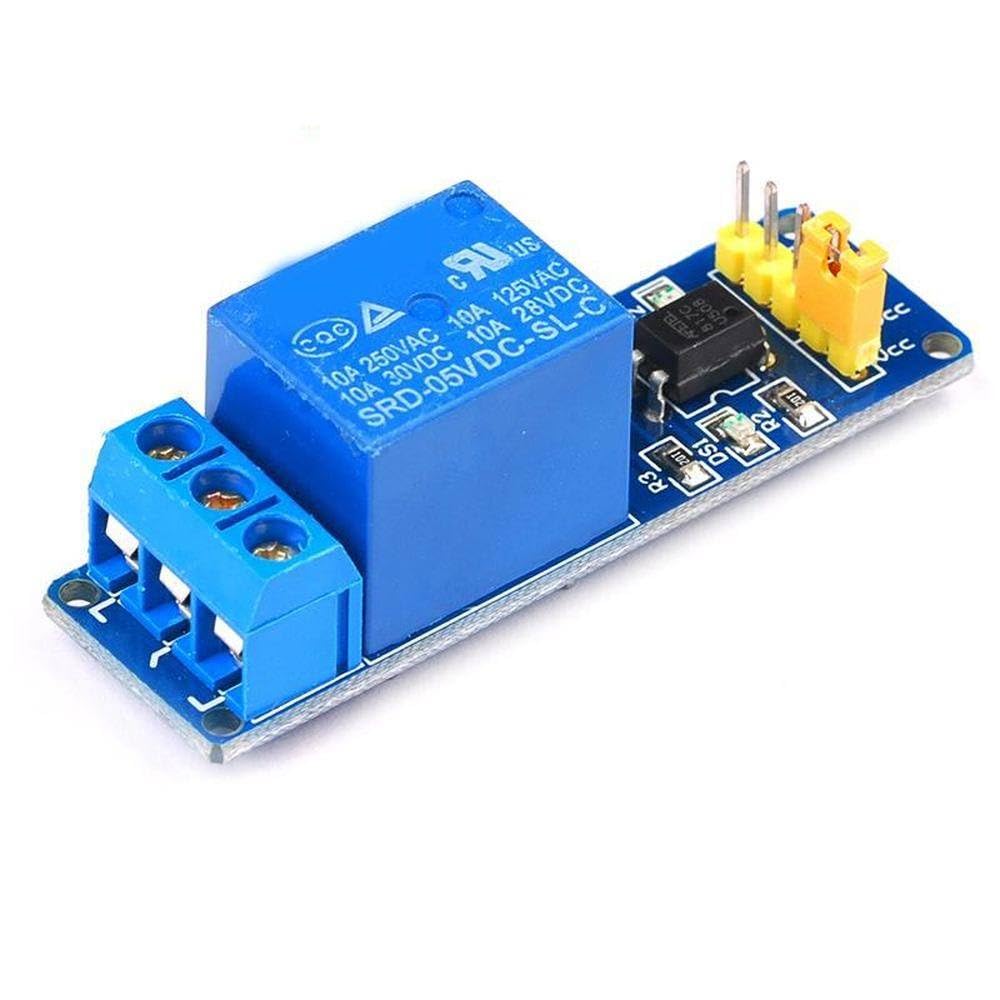 10PCS 1 Channel 5V Relay Module Optocoupler Isolation Low Level Trigger Module for PIC AVR DSP ARM