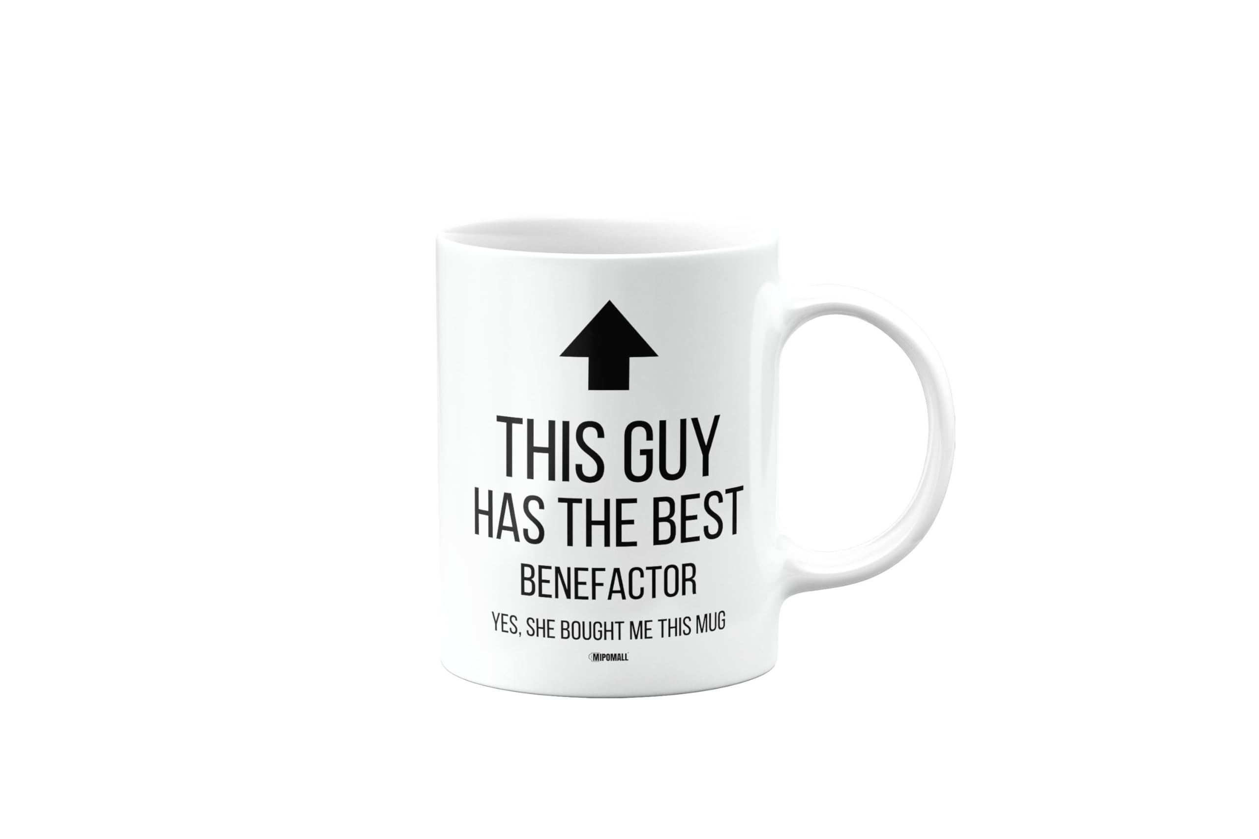 MIPOMALL This Guy has The Best Benefactor Mug, Funny, Joke, Silly, Gag, Birthday Gifts for Men or Women, Secret Santa, Presents for Christmas, Cup, mm-CA_248_15