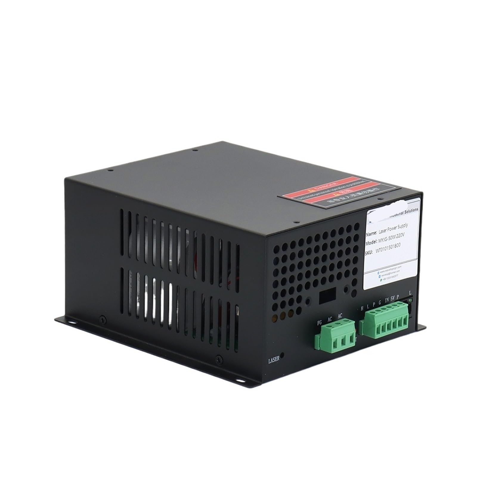 Bloc alimentation MYJG-50W boîtier électrique laser CO2 220V