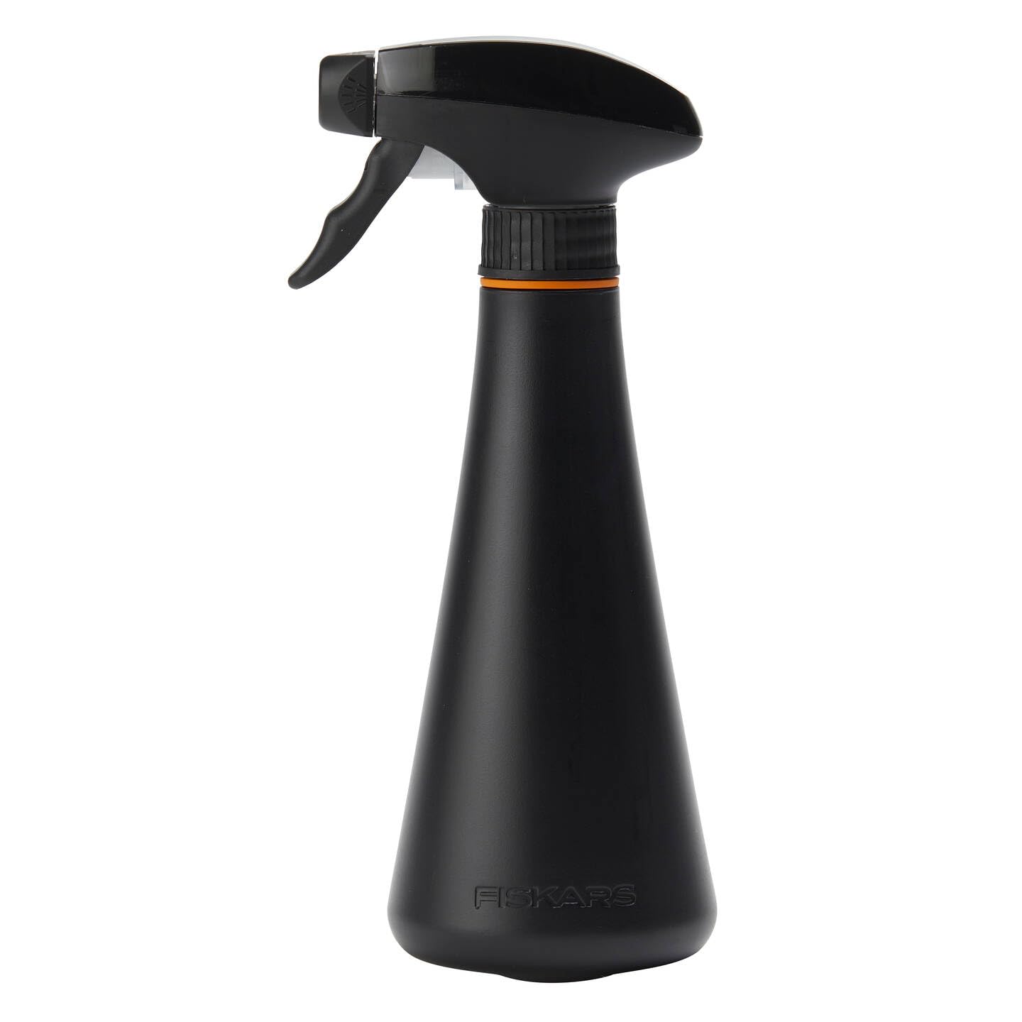 Fiskars Pflanzensprüher, 0,3 l, Sprühflasche zum Bewässern empfindlicher Pflanzen und Reinigen großer Blätter, Höhe: 20,5 cm, Kunstharz, Schwarz/Orange, 1071306