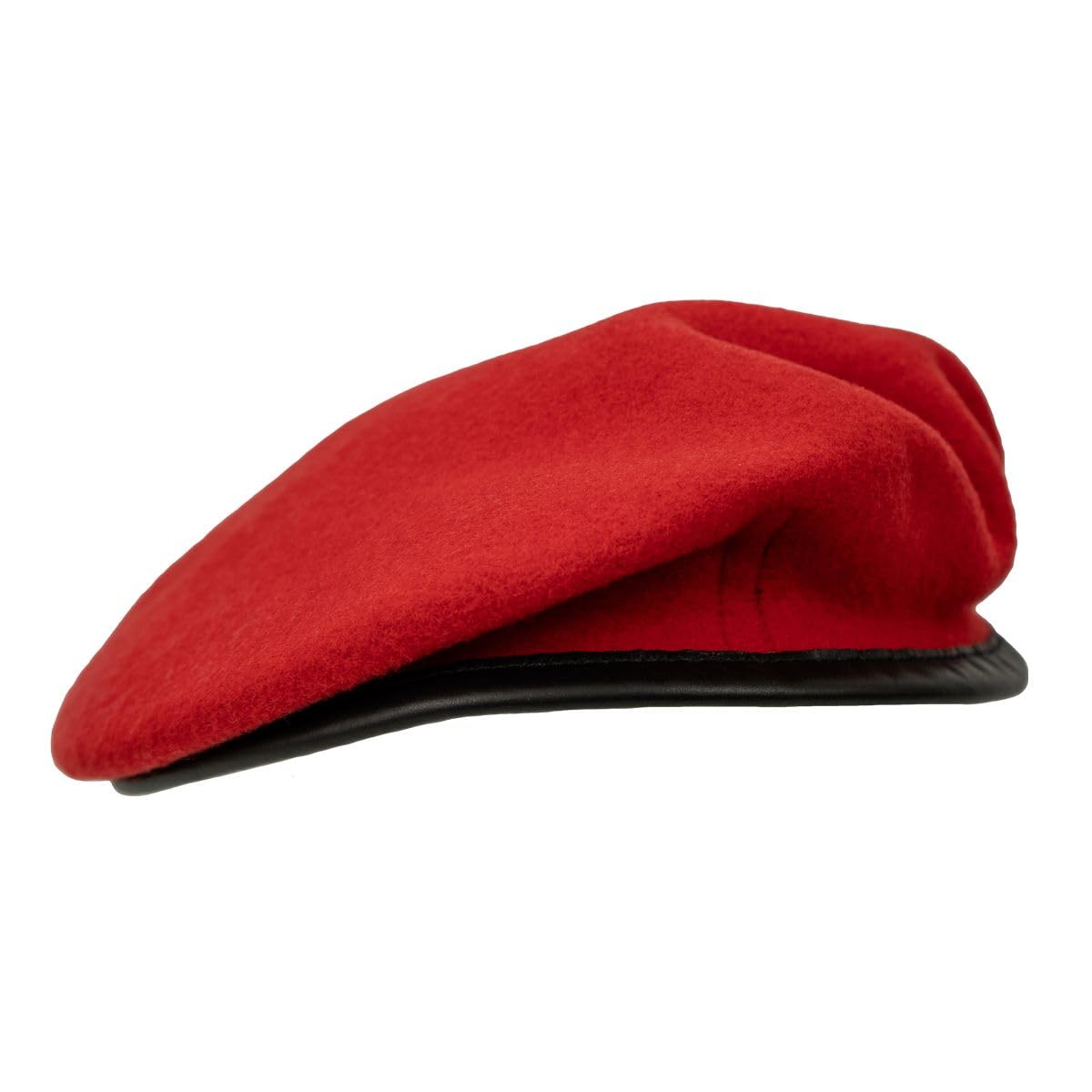 Epic Militaria Wool British Military Beret, Royal Military Police Red, 61