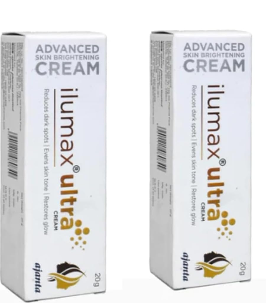 Ajanta Ilumax Ultra Cream, 20g (Pack of 2), Reduces Dark Spots, Evens Skin Tone, Restores Glow