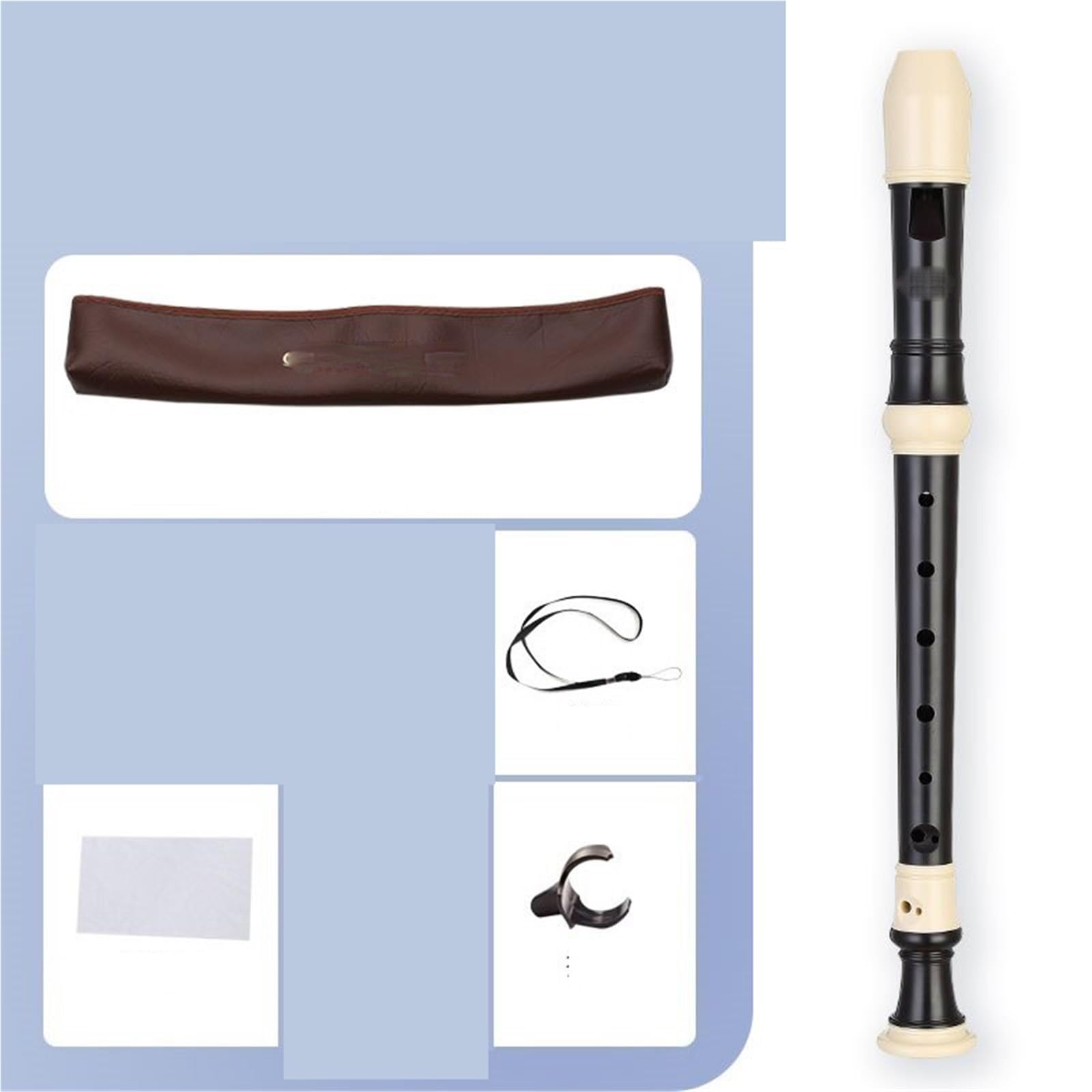 Flauto Dolce Professionale Flauto Dolce Soprano Professionale A 8 Fori (chiave Di Do) Strumento Per Principianti Con Diteggiatura Tedesca Per Adulti