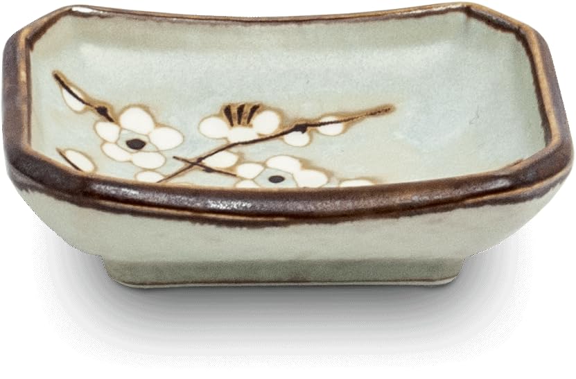 EDO GIAPPONE - SCALA SALSA HANA VERDE LEGGERO 8,8X6,3CM|H3CM