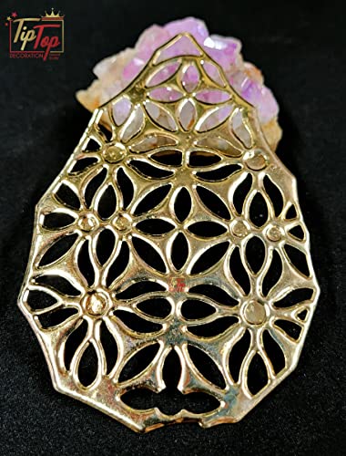 Image of TIPTOP DECORATION Premium Golden Metal Charms Filigree Connectors for Craft and Jewellery Making Accessories DIY