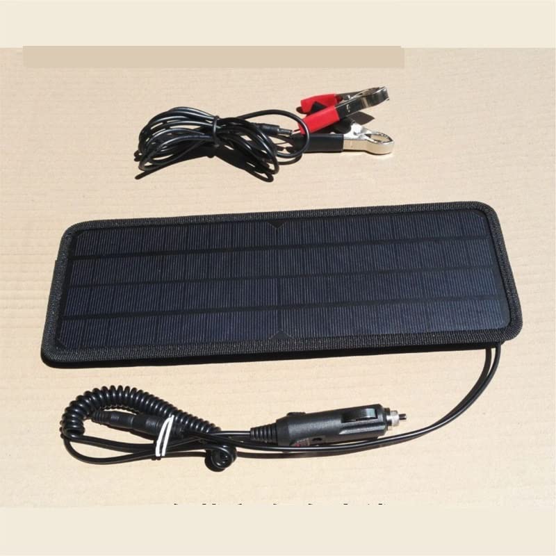 FAXIOAWA Caricabatterie da Pannello Solare, Ricarica Solare Caricabatteria per Auto Solare da 5 W Scheda Centrale Batteria 18 V